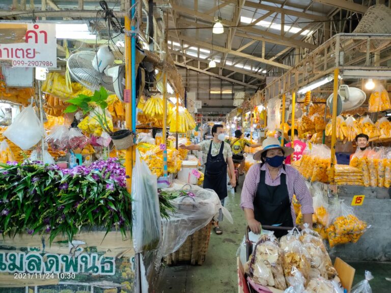 שוק הפרחים הגדול בבנגקוק