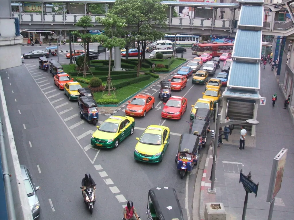 TAXI CARS IN BANGKOK