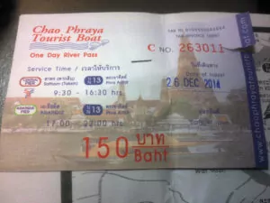 DAILY TICKET FOR A TOURIST BOAT