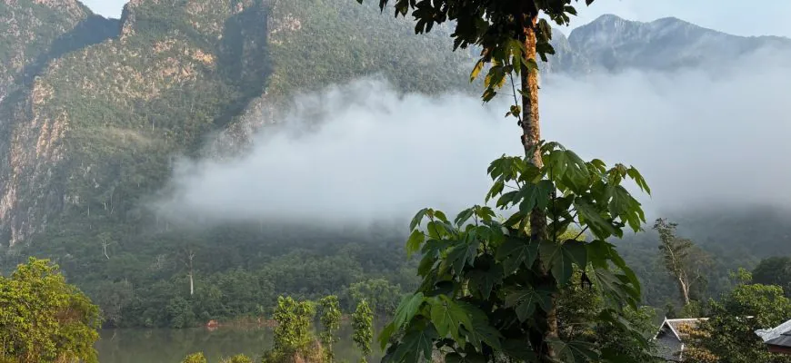 ירוק ושקט בלואנג פראבנג לאוס וסביבתה